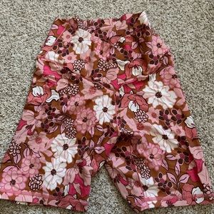 Floral Crossover American Eagle Biker Shorts